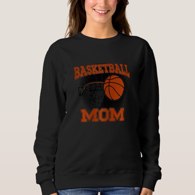 Womens Basketball Mom Sweatshirt (Vorderseite)