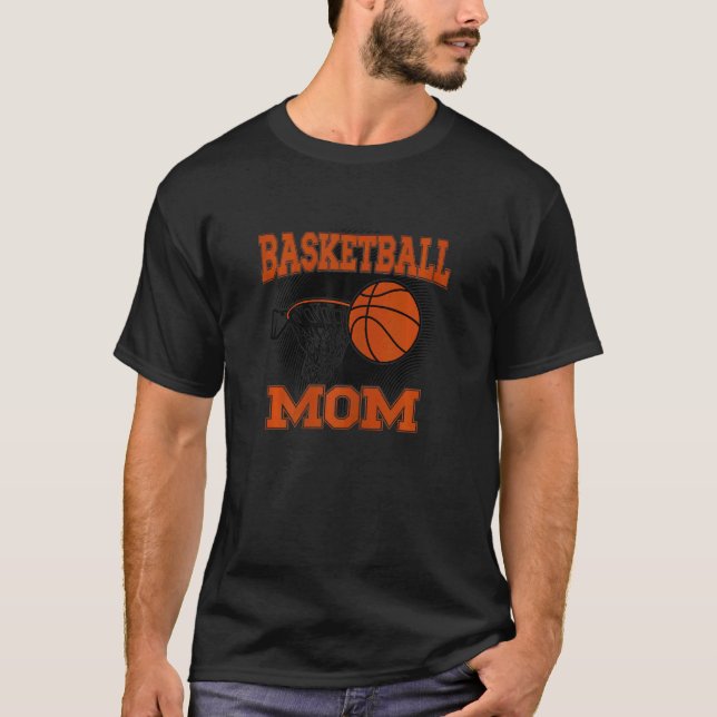Womens Basketball Mom T-Shirt (Vorderseite)