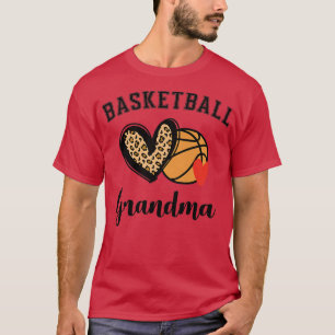 Womens Basketball Oma Leopard Herzogin Großmotte T-Shirt