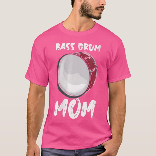 Womens Bass Drum Mama T-Shirt (Vorderseite)