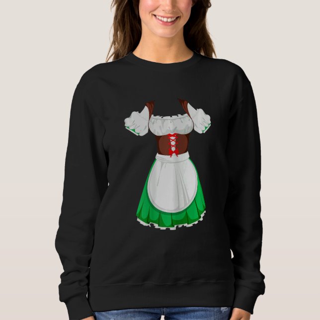Womens Beer festival in germany women's suit dirnd Sweatshirt (Vorderseite)
