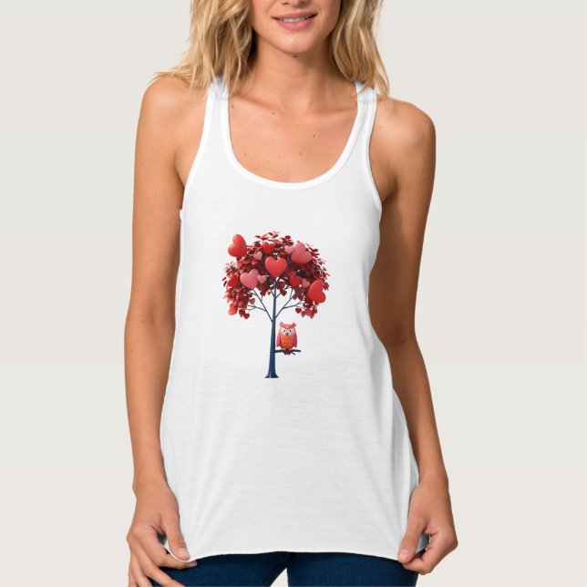 Women's Bella+Canvas Flowy Racerback Tank Top (Vorderseite)