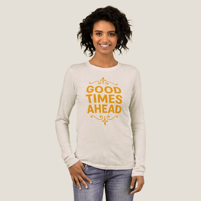 Women's Bella+Canvas Tri-blend Long Sleeve Shirt,  Tri-Blend Shirt (Volle Vorderseite)