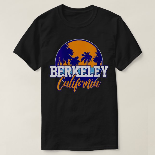Womens Berkeley California VNeck T-Shirt (Design vorne)