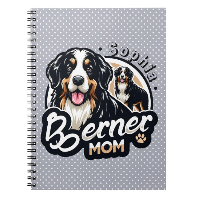 Womens Berner Mama - Bernese Mountain Dog Mama Ges Notizblock (Vorderseite)