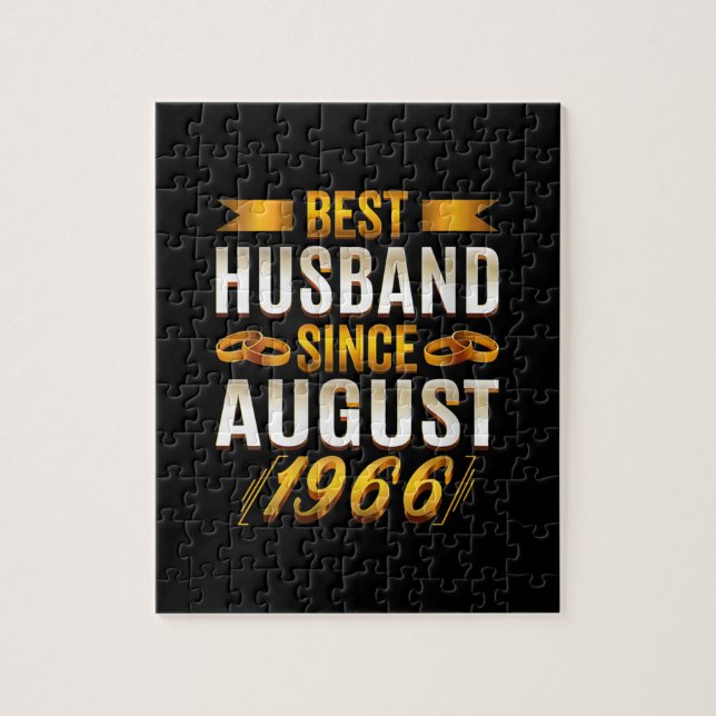 Womens Best Husband Seit August 1966 - Funny 54. Puzzle (Vertikal)