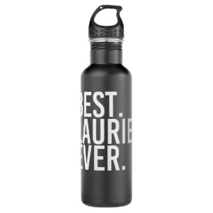 Womens BEST. LAURIE. JE. Geschenkname Funny Person Edelstahlflasche