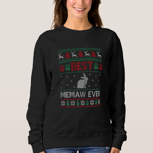 Womens Best Memaw Ever  Group Matching Memaw Chris Sweatshirt (Vorderseite)