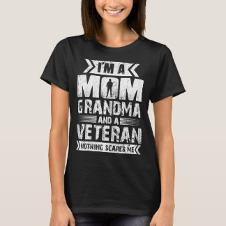Womens bin ich eine Mama Oma und ein Veteran Nicht T-Shirt