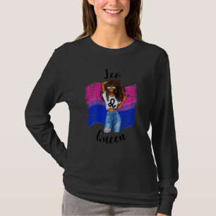 Womens Bisexual Leo Queen Black Womens Bisexual Pr T-Shirt