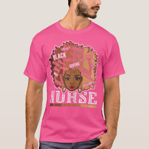 Womens Black Nurse RN Pflege Smart Black Pride Bl T-Shirt