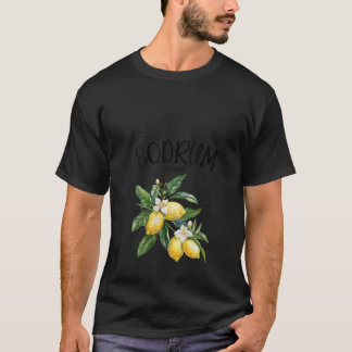 Womens Bodrum Lemon Art Turkish Frucht Lover Türke T-Shirt