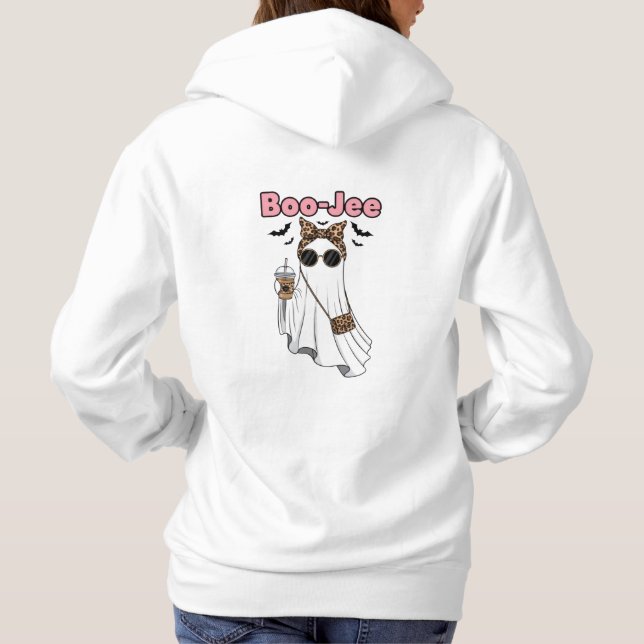 Womens Boo-Jee Halloween  Hoodie (Rückseite)