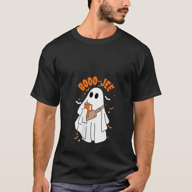 Womens Boojee boo jee ghost funny cup tumbler Hall T-Shirt (Vorderseite)