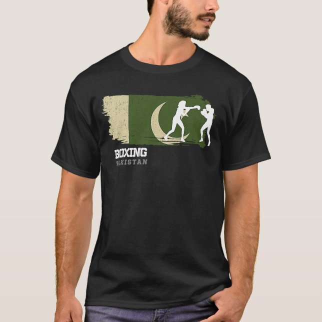 Womens Boxing Pakistan Combat Sports Fighter Boxin T-Shirt (Vorderseite)