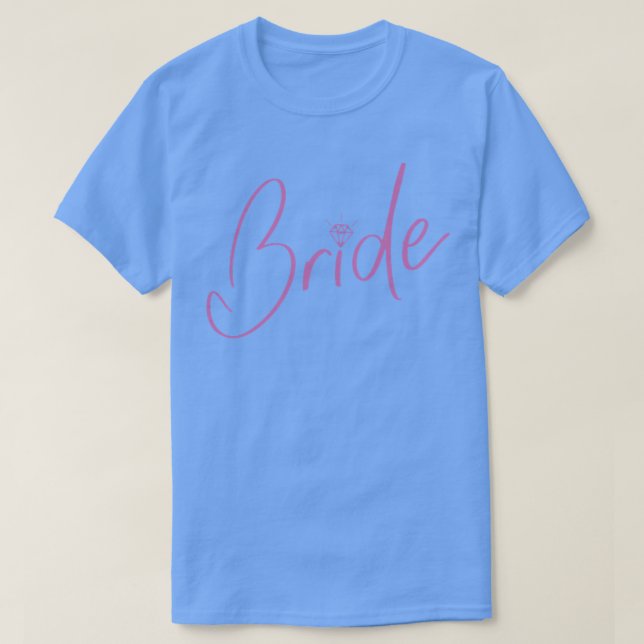 Womens Bride Bachelorette Outfit T-Shirt (Design vorne)