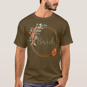 Womens Bride Stag Party Herbstleaves Braut T-Shirt