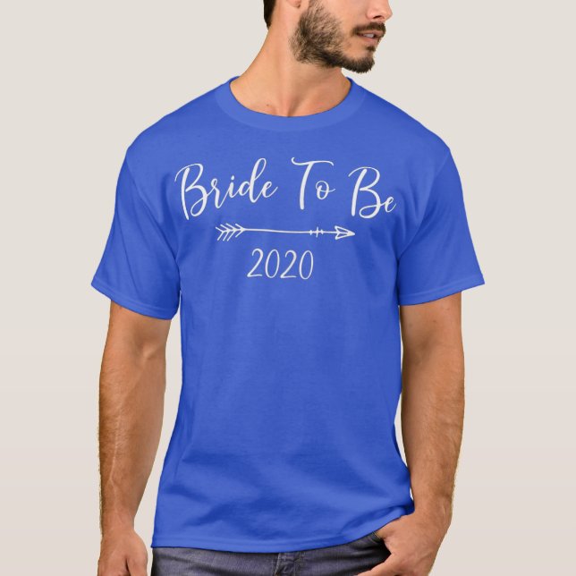 Womens Bride To Be 2020 Tshirt (Vorderseite)