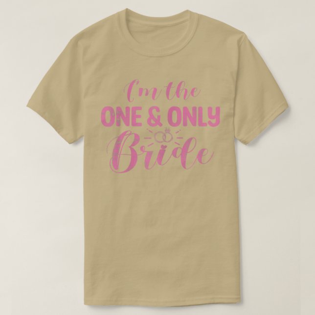 Womens Bride Wedding Bridal Junggeselinnen-Abschie T-Shirt (Design vorne)