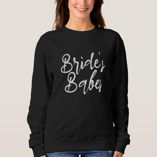 Womens Brides Babes Hen Party bachelorette party   Sweatshirt (Vorderseite)