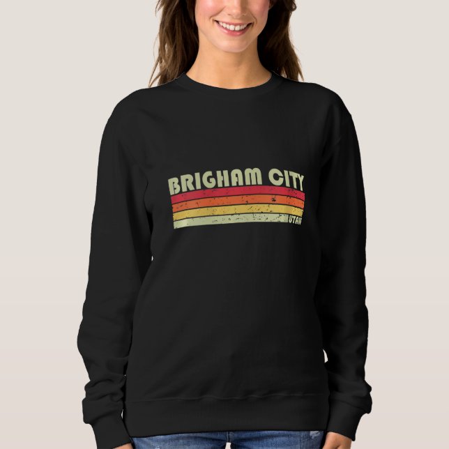 Womens Brigham City Ut Utah Funny City Zuhause Roo Sweatshirt (Vorderseite)