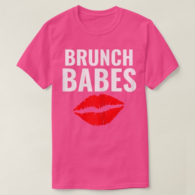 Womens Brunch BabesFunny Sunday Brunch Outfit Brun T-Shirt (Design vorne)