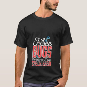 Womens Bug Catcher Funny Bug Insekt Hunter Entomol T-Shirt