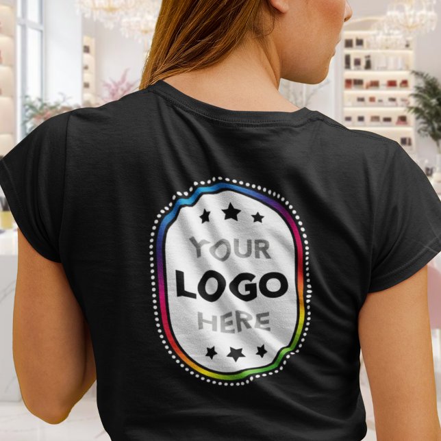 Women's Business Logo T-Shirt - Large Back Print (Von Creator hochgeladen)