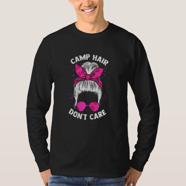 Womens Camping Camper Campfire Camp T-Shirt (Vorderseite)