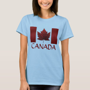 Women's Canada Jacket Canada Souvenir Sport Jacket T-Shirt