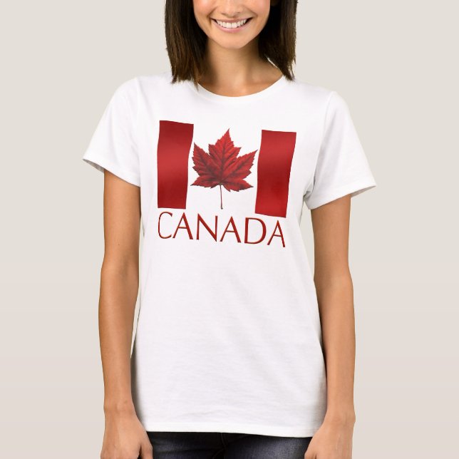 Women's Canada Shirt Custom Canada Plus Size Shirt (Vorderseite)
