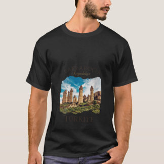 Womens Cappadocia Kapadokya Türkei Liebe Tal Sou T-Shirt