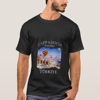 Womens Cappadocia Türkei Heißluftballon Reiten Sno T-Shirt