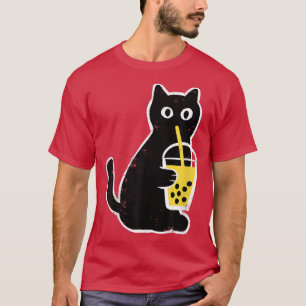 Womens Cat Boba Funny Anime Japanischer Bubble Tee