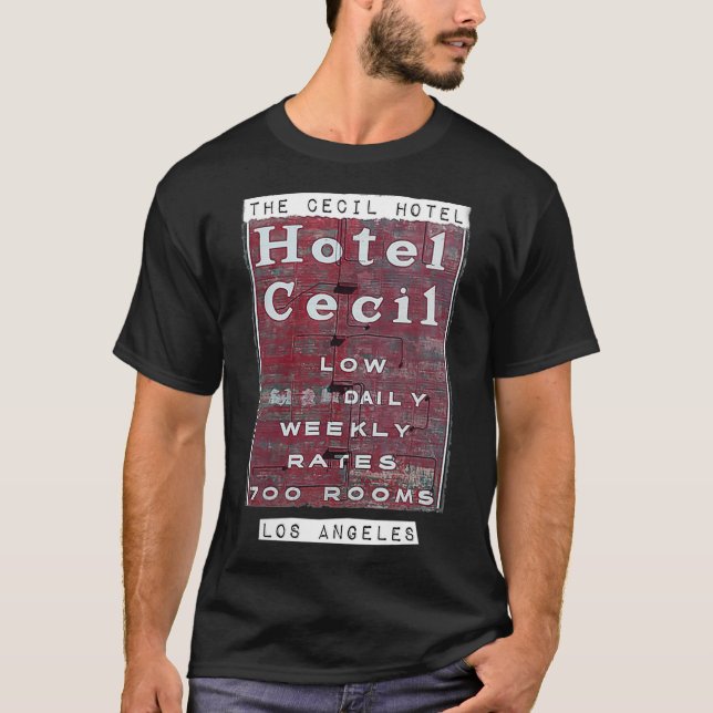 Womens Cecil Hotel Los Angeles Hotel Cecil Sign VN T-Shirt (Vorderseite)