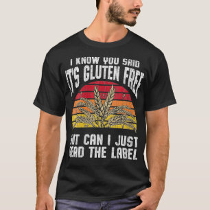 Womens Celiac Disease Awareness Apparel Gluten Fre T-Shirt