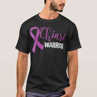 Womens Chiari Warrior Lila Ribbon Chiari Malform T-Shirt