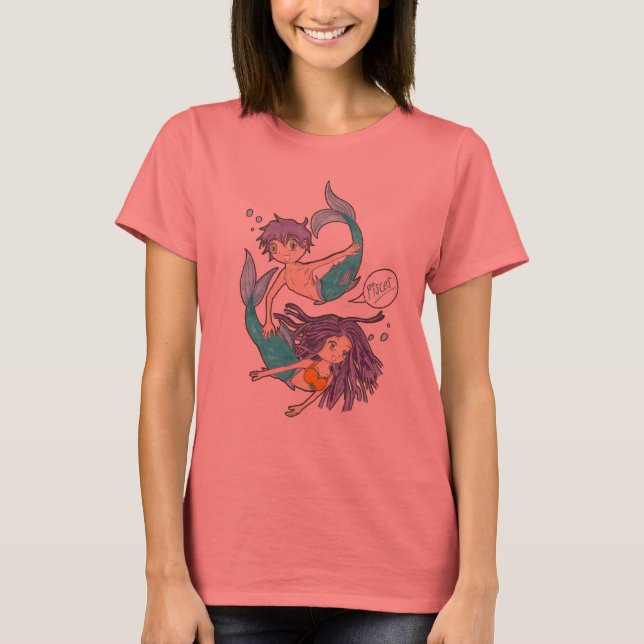 Women's Chibi Pisces T-Shirt (Vorderseite)