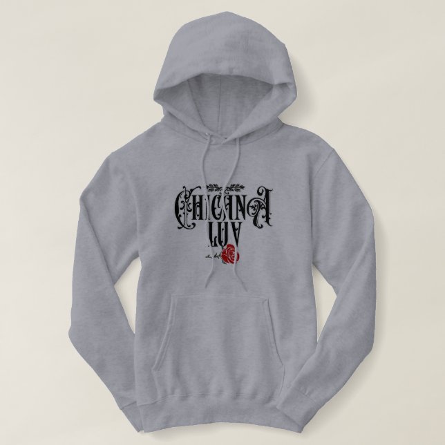 Womens Chicana Liebe Hoodie (Design vorne)