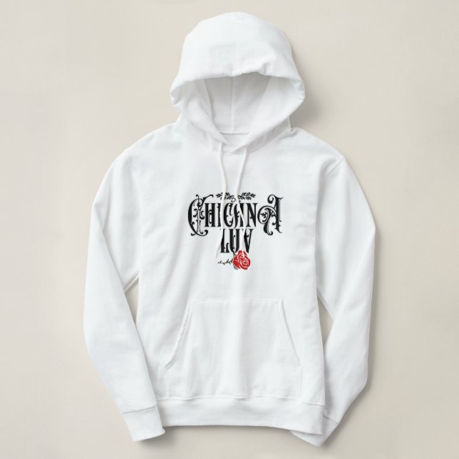 Womens Chicana Liebe Hoodie (Design vorne)