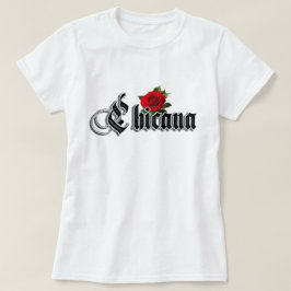 Womens Chicana Rote Rose Shirt