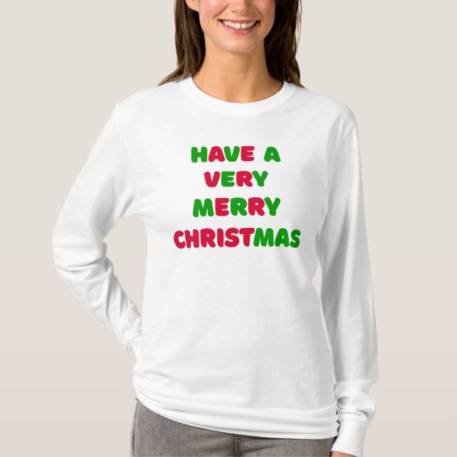 Women's Christmas Long Sleeve T-Shirt (Vorderseite)