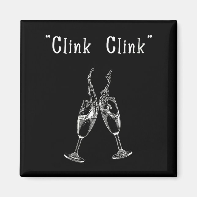 Womens Clink Clink V-neck  Magnet (Vorne)