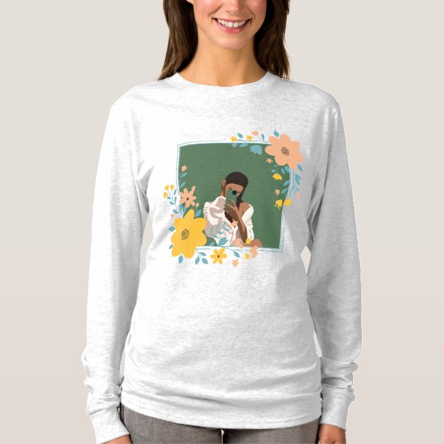 women's coat T-Shirt (Vorderseite)