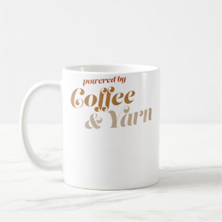 Womens Coffee And Yarn Funny Knitting Sewing Quilt Kaffeetasse