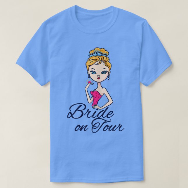 Womens Cool Bachelorette Hen Night Sey Bride Weddi T-Shirt (Design vorne)