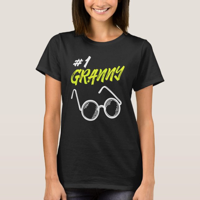 Womens Cool Sprichwort Granny Visuell Impairment G T-Shirt (Vorderseite)
