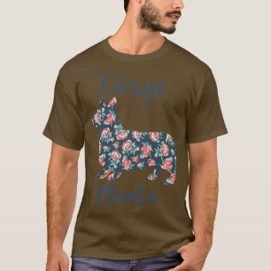 Womens Corgi T Niedlich Corgi Mama Dog Mama Gesche T-Shirt