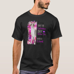 Womens Cornish Rex Cat Mama Valentinstag Cat Mama T-Shirt