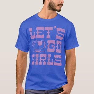 Womens Cowgirls Bride Nashville Bull Bachelorette T-Shirt